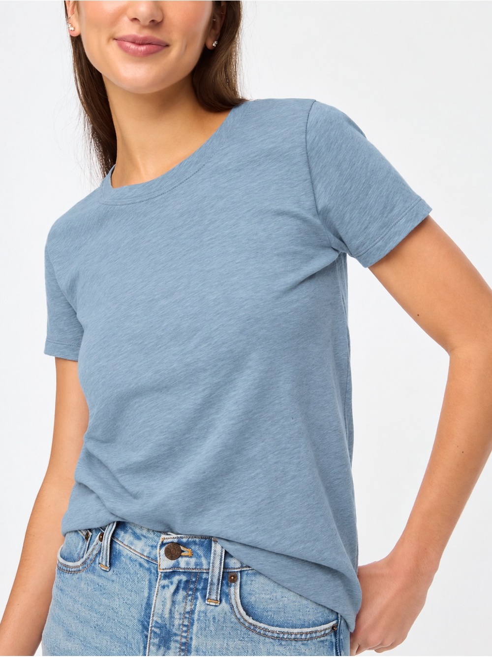 J. Crew Factory Girlfriend crewneck tee • size large • AJ089